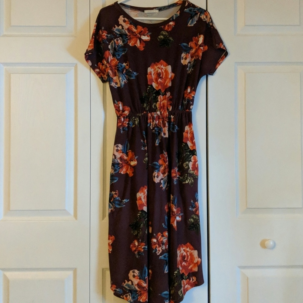 Poppy&Dot Floral Midi Dress